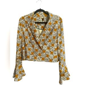 TOPSHOP | BELL SLEEVE BLAZER JACKER RARE NWOT